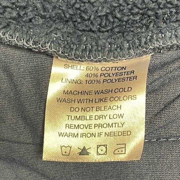 Smith’s Workwear blue waffle knit long sleeve shirt sherpa lined men’s size 2XL - Picture 4 of 6